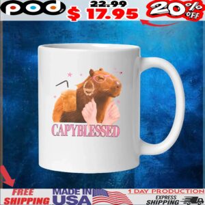 Capybara Blessed Cute T Shirt