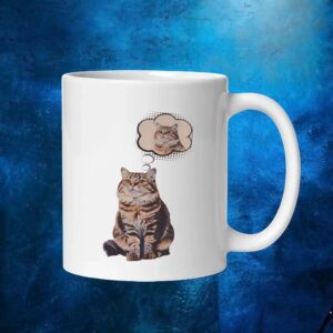 Cat Thinking About Cat T Shirt