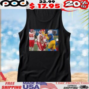 Chargers Player Slapped Travis Kelce In The Face Photo T Shirt