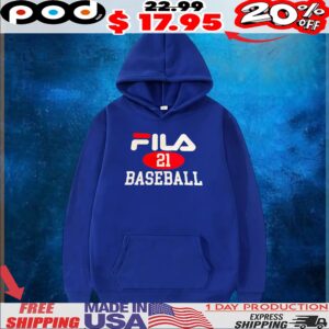 Chicago Cubs Fila 21 Baseball T Shirt
