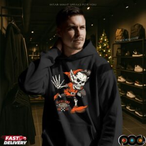 Cleveland For Life Skeleton Elf Halloween T Shirt