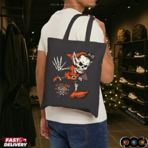 Cleveland For Life Skeleton Elf Halloween T Shirt