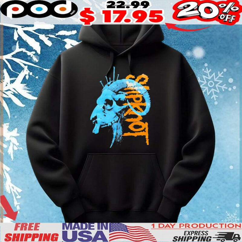 Slipknot Ram Skull Nails T Shirt