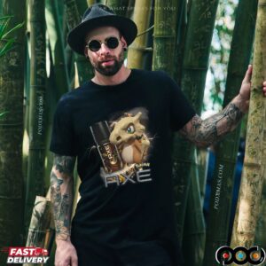 Cubone Pokémon Axe Body Spray Pop Culture Retro Gamer Parody T Shirt