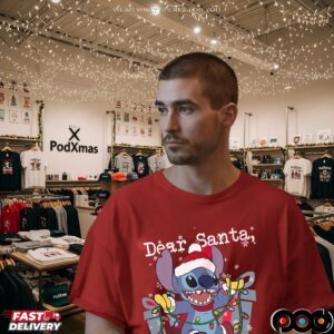 Dear Santa I Can Explain Merry Stitch Christmas T Shirt