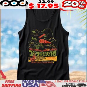 Destroy All Monsters Mothra Godzilla Rodan Manda The Monsters Are In Revolt And The World Is On The Brink Of Destruction T Shirt