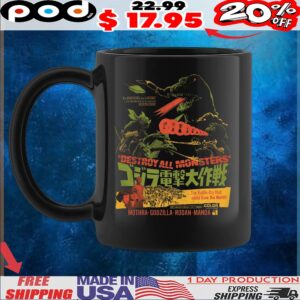 Destroy All Monsters Mothra Godzilla Rodan Manda The Monsters Are In Revolt And The World Is On The Brink Of Destruction T Shirt