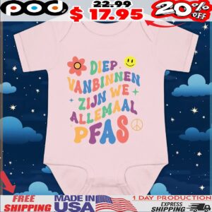 Diep Vanbinnen Zijn We Allemaal Pfas T Shirt