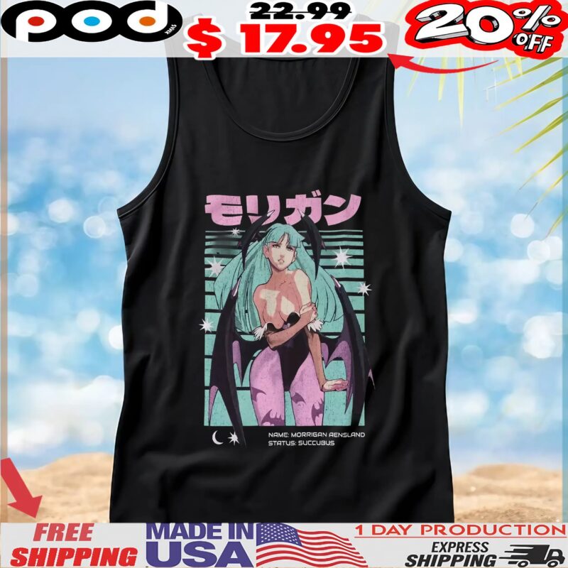 Darkstalkers Name Morrigan Aensland Status Succubus T Shirt