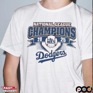 Dodgers National League Champions 2025 T Shirt