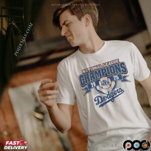 Dodgers National League Champions 2025 T Shirt