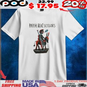 Donkey Hotey Paper Beat Scissors T Shirt