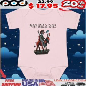 Donkey Hotey Paper Beat Scissors T Shirt