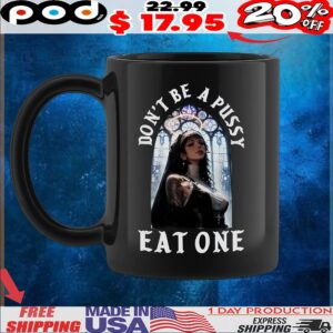 Don't Be A Pussy Eat One Sexy Nun Angel Vampire Rune T Shirt