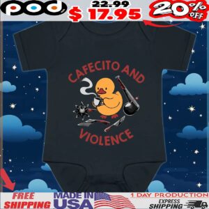 Duck Cafecito And Violence T Shirt