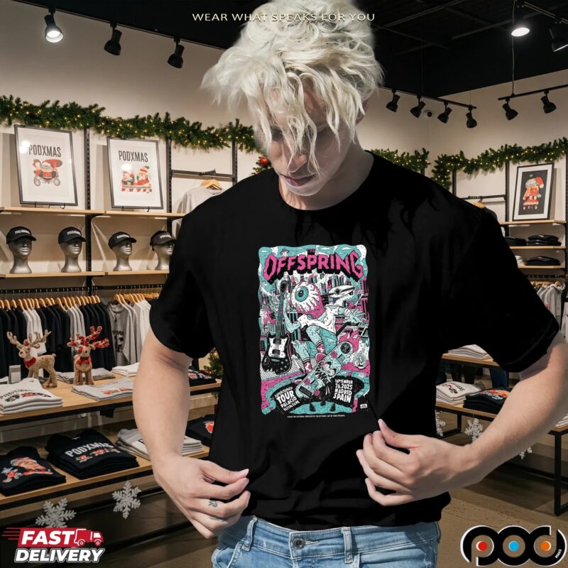 The Offspring Palacio Vistalegre in Madrid Spain Sep 2025 Even T Shirt