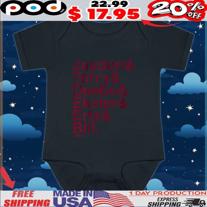 Free Returns And Exchanges Jayden, Terry, Deebo, Ekeler, Ertz And Bill T Shirt