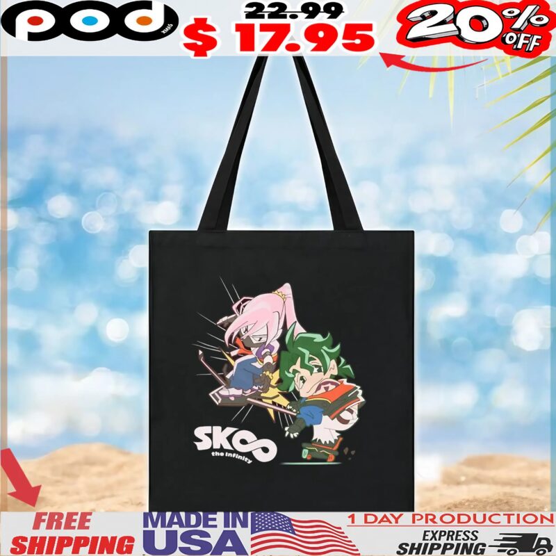 SK8 The Infinity Joe and Cherry Blossom Chibi Duo T Shirt