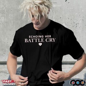 Echoing Her Battle Cry Erika Kirk T Shirt