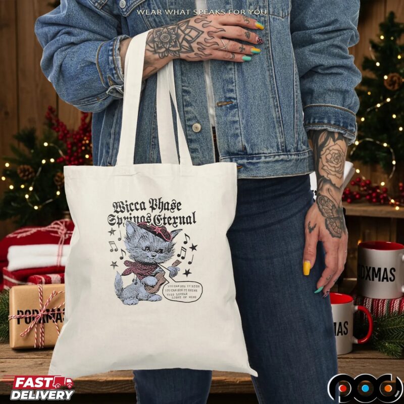 Wicca Phase Springs Eternal This Little Light of Mine Cat T Shirt