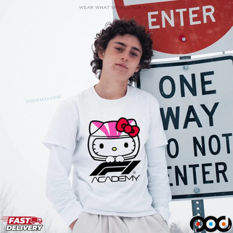 Hello Kitty And Friends X F1 Academy Mashup 2025 T Shirt
