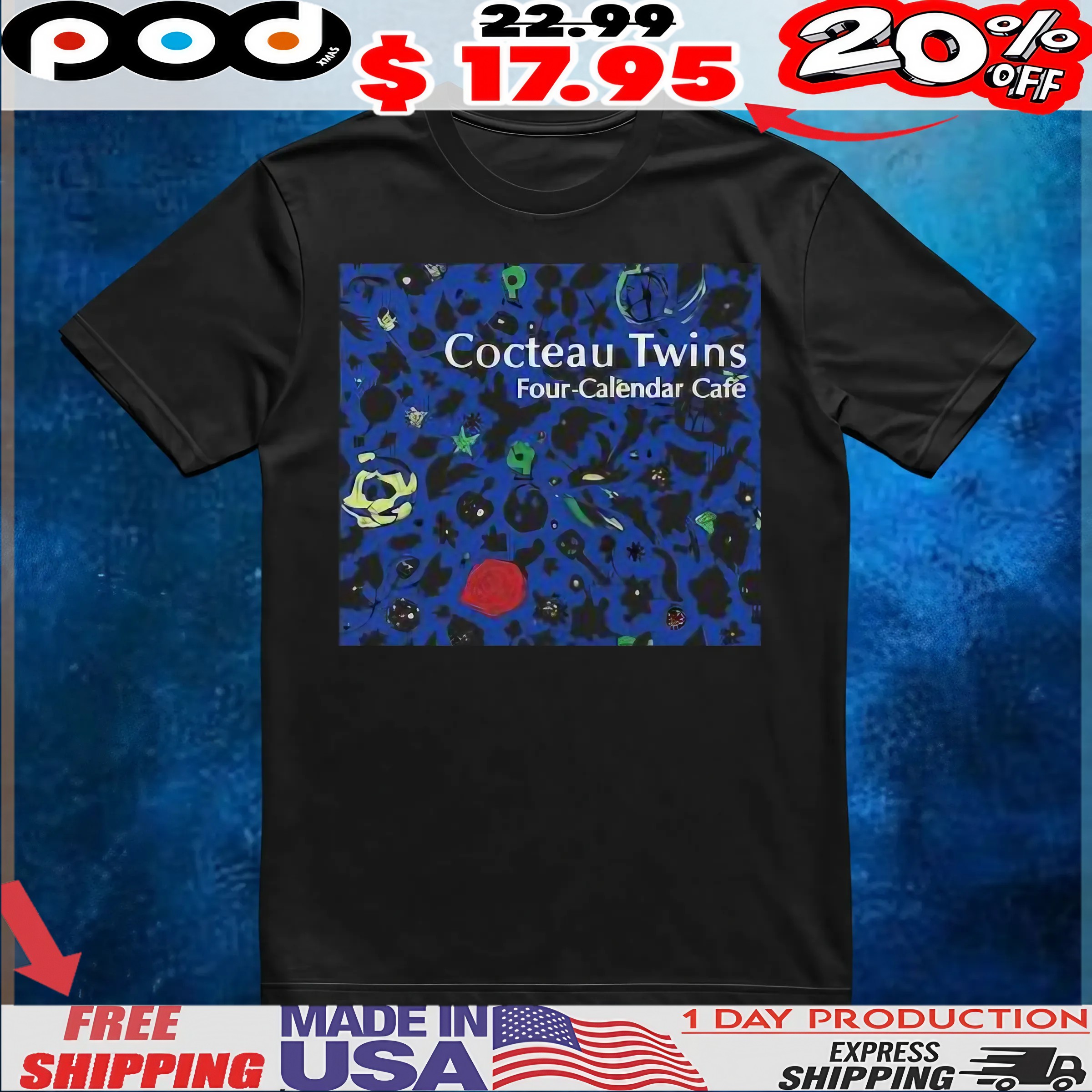 Four-Calendar Café T Shirt