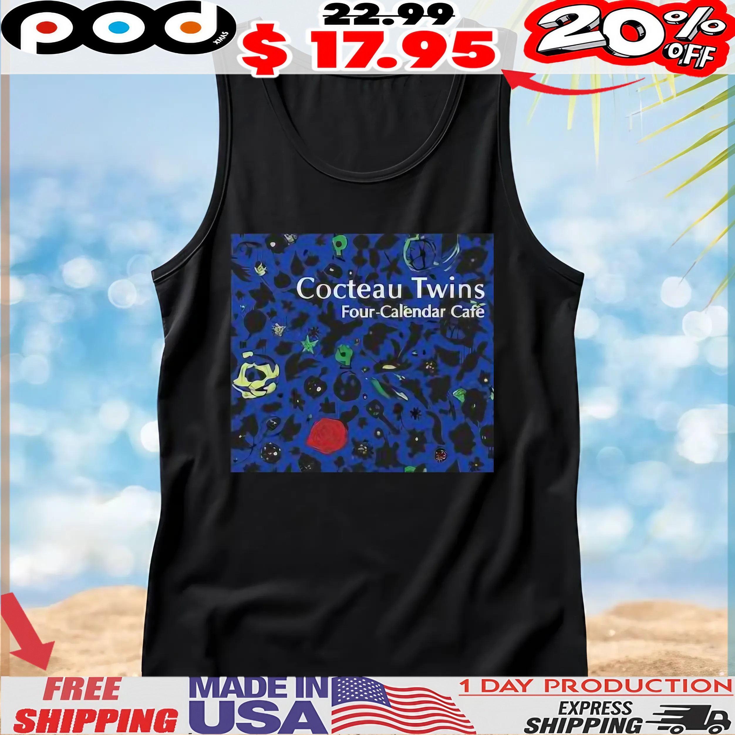 Four-Calendar Café T Shirt