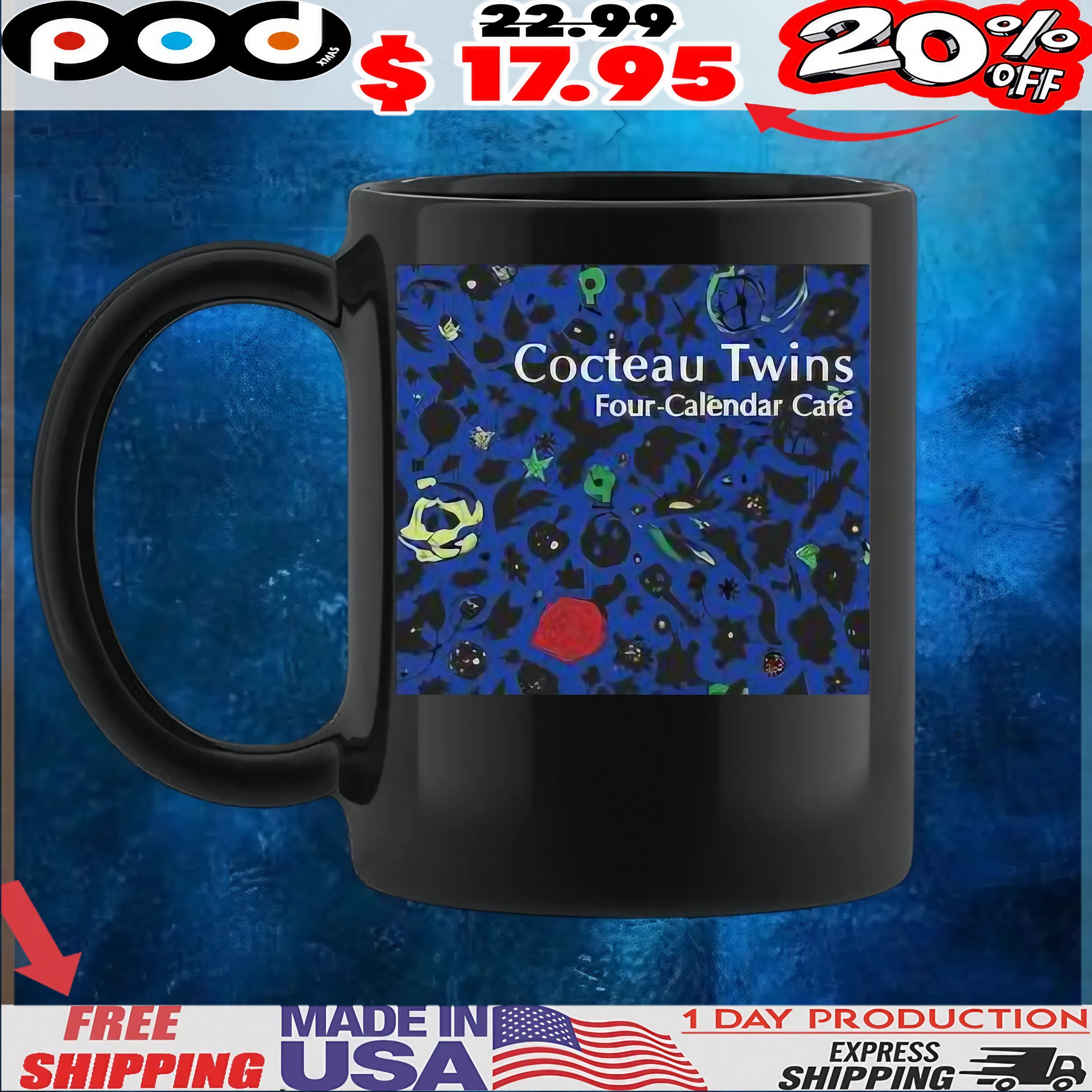 Four-Calendar Café T Shirt