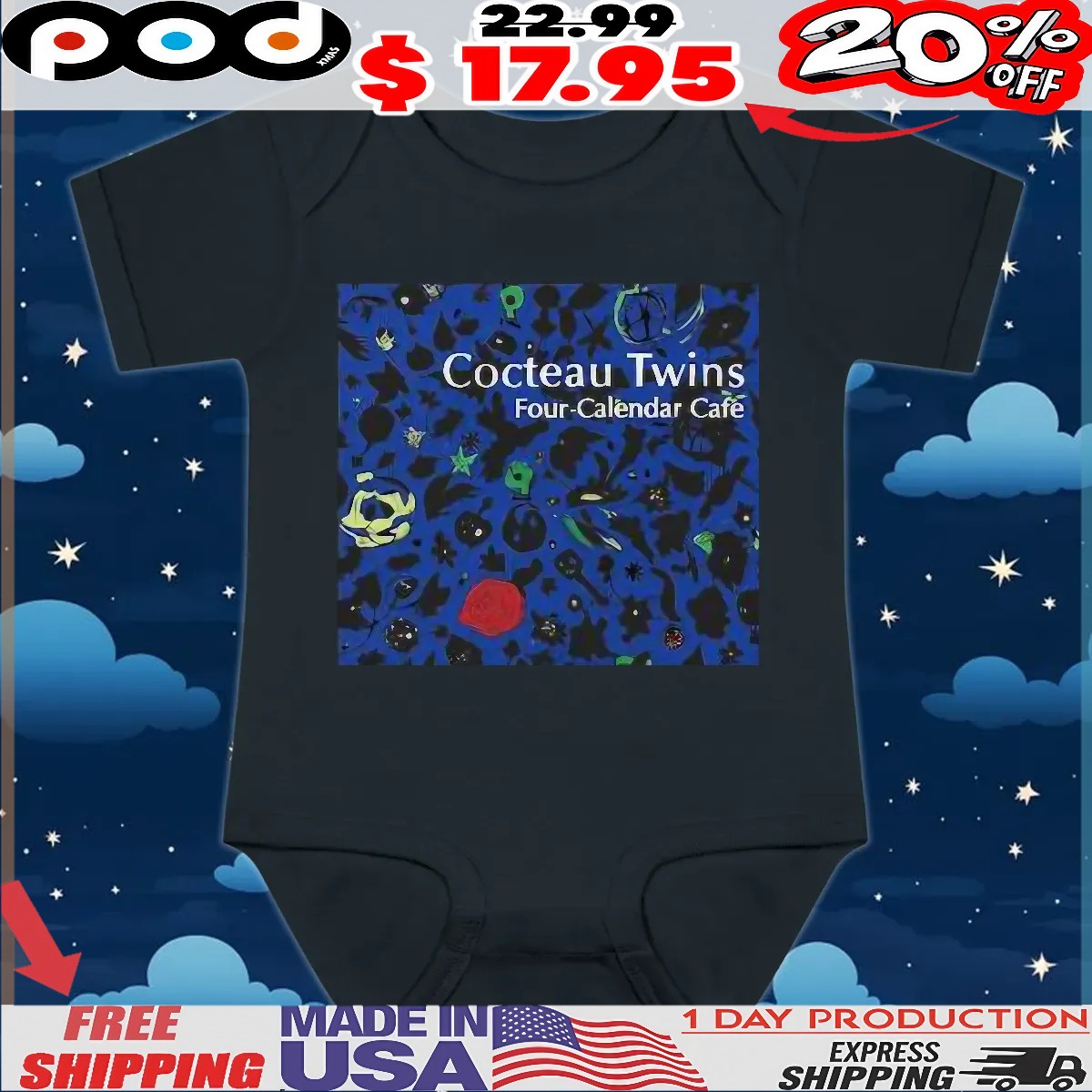 Four-Calendar Café T Shirt