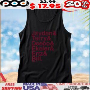 Free Returns And Exchanges Jayden, Terry, Deebo, Ekeler, Ertz And Bill T Shirt