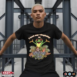 Frog I Lost My Virginity At Rainforest Cafe Graphic T Shirt