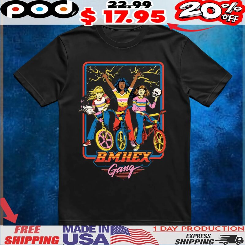 B M Hex Gang Halloween Graphic T Shirt