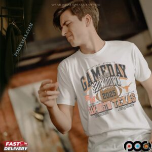 Gameday Showdown Sam Houston State Bearkats And Texas Longhorns Football 2025 Vintage T Shirt