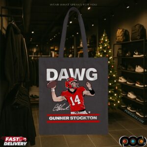 Georgia Football Gunner Stockton Is A Dawg Signature T Shirt