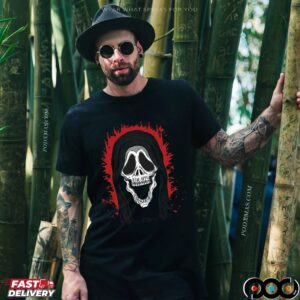 Ghost Face Skele-face Horror Halloween T Shirt