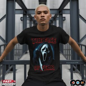 Ghost Face The Face Of Fear Spooky Season Halloween T Shirt