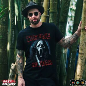 Ghost Face The Face Of Fear Spooky Season Halloween T Shirt