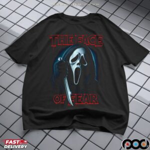 Ghost Face The Face Of Fear Spooky Season Halloween T Shirt