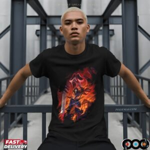 Ghostface Fire In The Night Halloween T Shirt