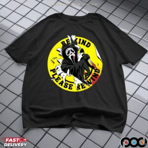 Ghostface Video Store Psa Baseball Halloween T Shirt