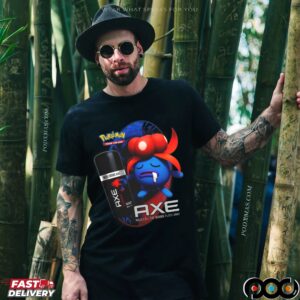 Gloom Pokémon Axe Body Spray Pokémon Trading Card Game Retro Mashup T Shirt