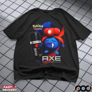 Gloom Pokémon Axe Body Spray Pokémon Trading Card Game Retro Mashup T Shirt
