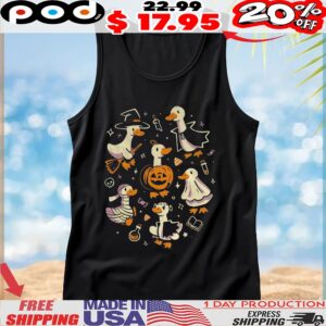 Goosebumps Spooky Geese Ready For Halloween T Shirt
