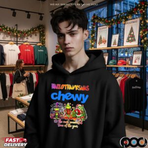 Grinch Hallothanksmas Chewy It's The Most Wonderful Time Of The Year Halloween Christmas Halloween T Shirt