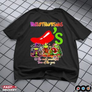 Grinch Hallothanksmas Chili's It's The Most Wonderful Time Of The Year Merry Christmas T Shirt