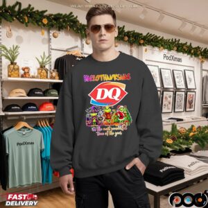 Grinch Hallothanksmas Dairy Queen It's The Most Wonderful Time Of The Year Halloween Christmas Mashup T Shirt