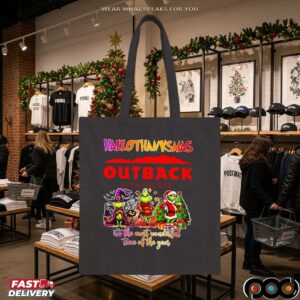 Grinch Hallothanksmas Outback Steakhouse It's The Most Wonderful Time Of The Year Halloween Christmas T Shirt