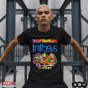Grinch Hallothanksmas X Infosys It's The Most Wonderful Time Of The Year Christmas Mashup T Shirt