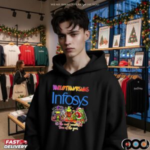 Grinch Hallothanksmas X Infosys It's The Most Wonderful Time Of The Year Christmas Mashup T Shirt