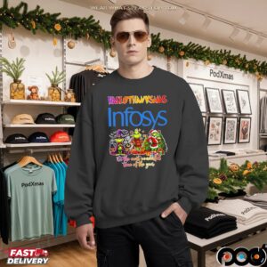 Grinch Hallothanksmas X Infosys It's The Most Wonderful Time Of The Year Christmas Mashup T Shirt